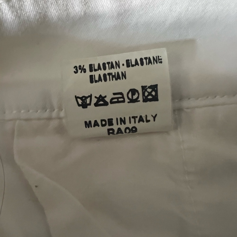 RAF By Raf Simons White Cargo Pants - Picture 4 of 5